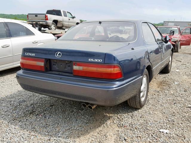 JT8BF12GXT0139319 - 1996 LEXUS ES 300 BLUE photo 4