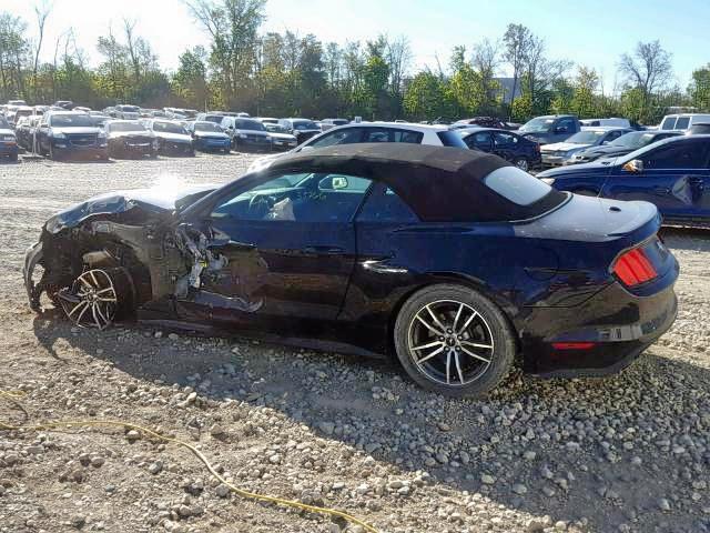 1FATP8UH1H5282578 - 2017 FORD MUSTANG BLACK photo 10