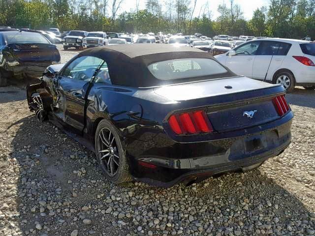 1FATP8UH1H5282578 - 2017 FORD MUSTANG BLACK photo 3