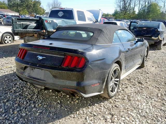 1FATP8UH1H5282578 - 2017 FORD MUSTANG BLACK photo 4