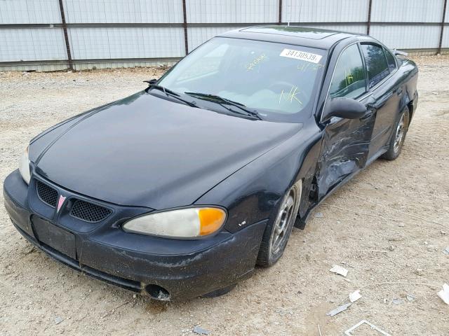 1G2NF52E54C246271 - 2004 PONTIAC GRAND AM S BLACK photo 2