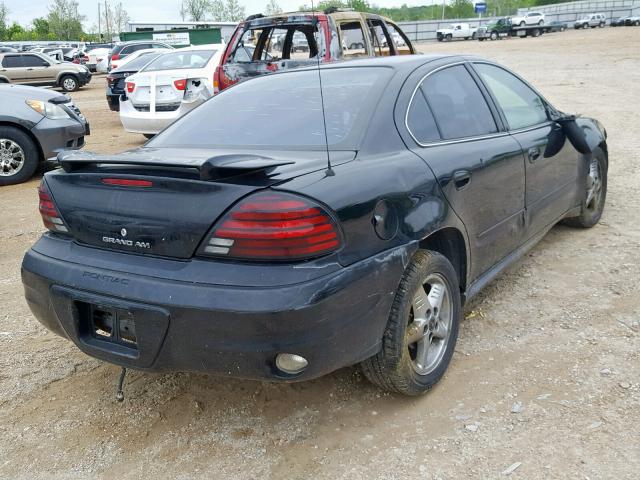 1G2NF52E54C246271 - 2004 PONTIAC GRAND AM S BLACK photo 4