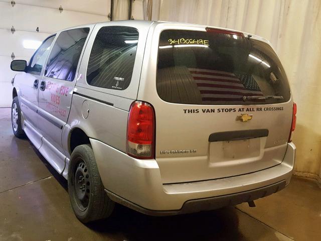 1GNDV23117D116238 - 2007 CHEVROLET UPLANDER L ვერცხლისფერი ფოტო 3