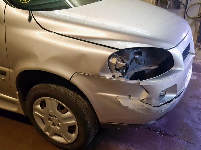 1GNDV23117D116238 - 2007 CHEVROLET UPLANDER L ვერცხლისფერი ფოტო 9