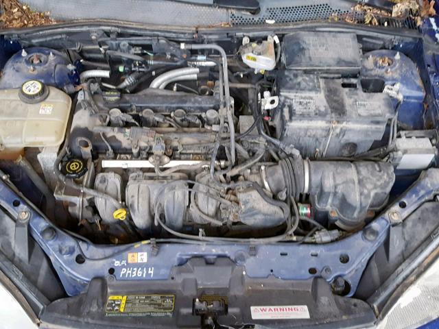 1FAFP34N66W163664 - 2006 FORD FOCUS ZX4 BLUE photo 7