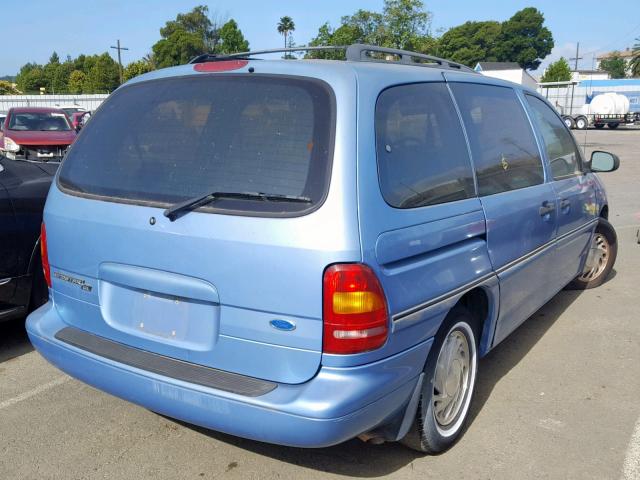 2FMDA5142TBA74483 - 1996 FORD WINDSTAR W BLUE photo 4