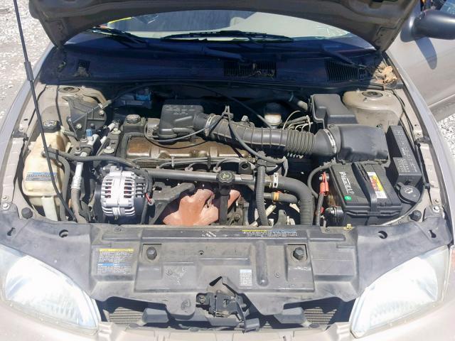 1G1JF524327266020 - 2002 CHEVROLET CAVALIER L TAN photo 7