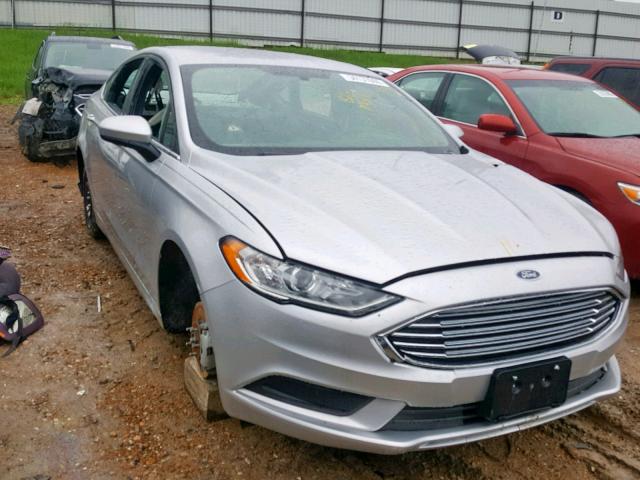 3FA6P0G77HR109940 - 2017 FORD FUSION S SILVER photo 1