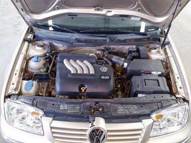 3VWSK69M64M090704 - 2004 VOLKSWAGEN JETTA GLS TAN photo 7