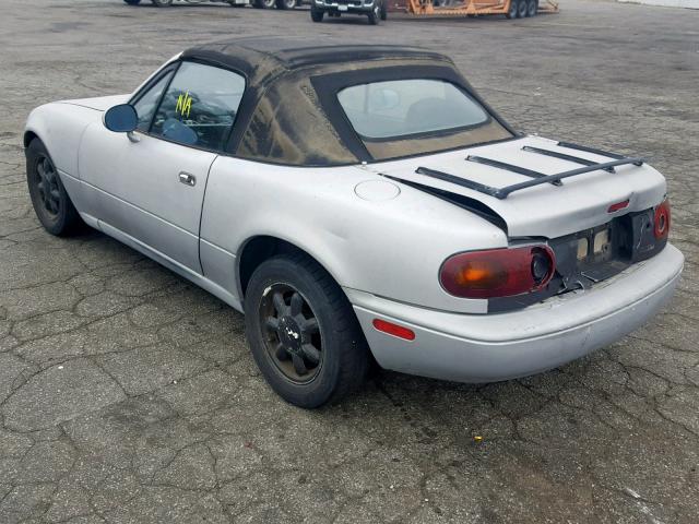 JM1NA3512M1212212 - 1991 MAZDA MX-5 MIATA SILVER photo 3