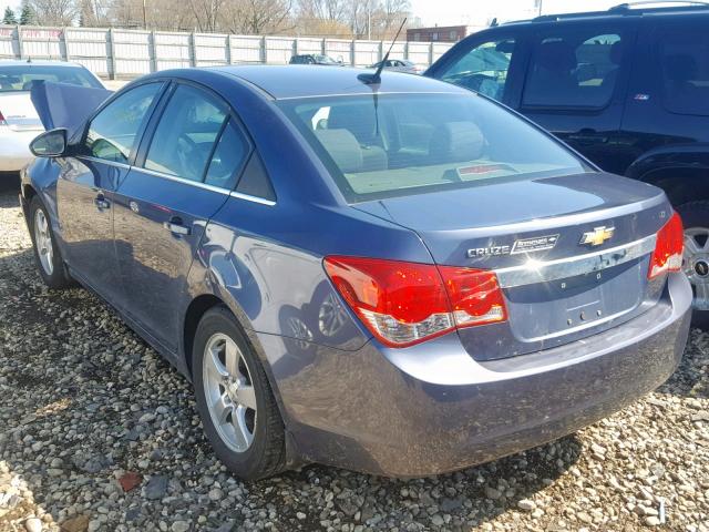 1G1PC5SB4E7461906 - 2014 CHEVROLET CRUZE LT PURPLE photo 3