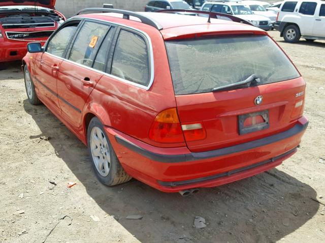 WBAEN334X3PC11547 - 2003 BMW 325 IT RED photo 3