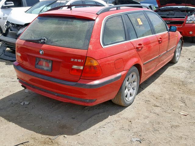 WBAEN334X3PC11547 - 2003 BMW 325 IT RED photo 4