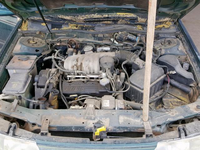 1FALP52UXSA184372 - 1995 FORD TAURUS GL GREEN photo 7