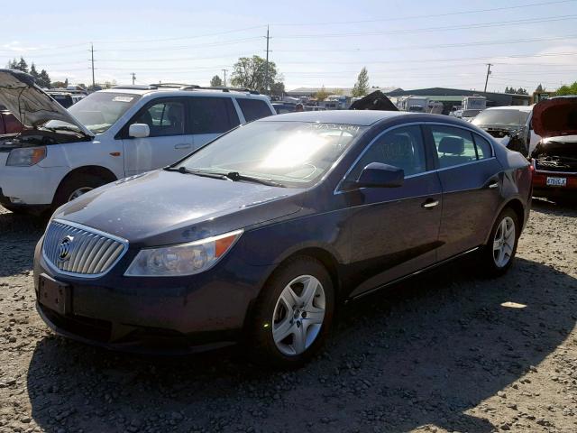 1G4GB5EGXAF121558 - 2010 BUICK LACROSSE C BLUE photo 2