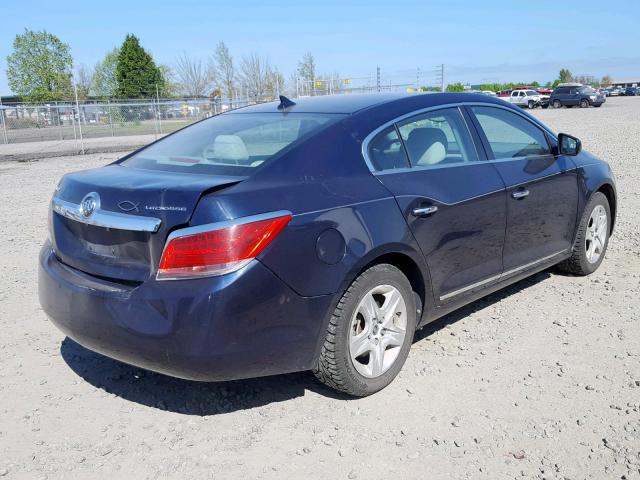 1G4GB5EGXAF121558 - 2010 BUICK LACROSSE C BLUE photo 4