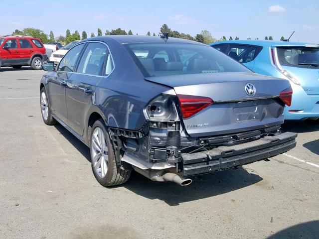 1VWBA7A38JC017441 - 2018 VOLKSWAGEN PASSAT SE GRAY photo 3