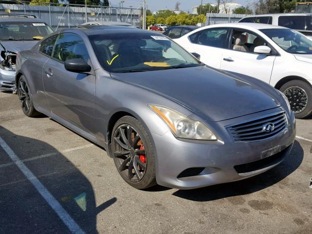 JNKCV64E38M128663 - 2008 INFINITI G37 BASE GRAY photo 1