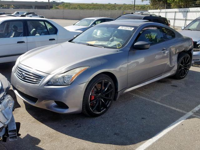 JNKCV64E38M128663 - 2008 INFINITI G37 BASE GRAY photo 2