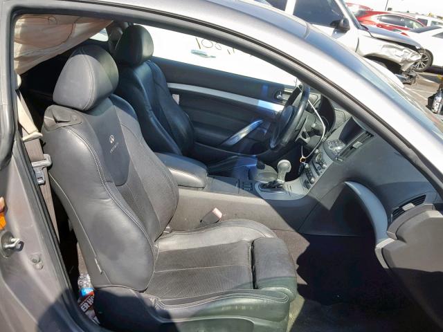 JNKCV64E38M128663 - 2008 INFINITI G37 BASE GRAY photo 5