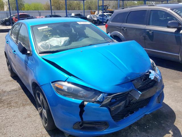 1C3CDFBB2GD518203 - 2016 DODGE DART SXT BLUE photo 1