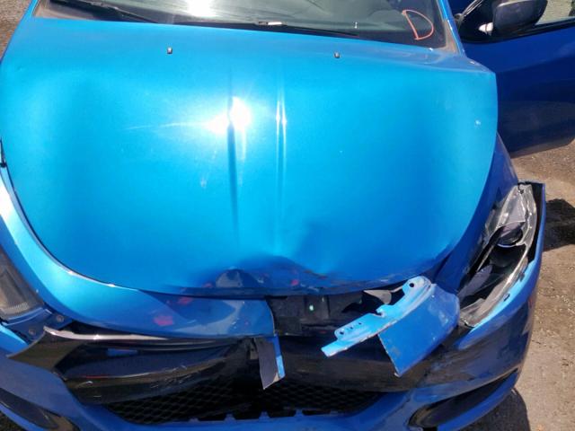 1C3CDFBB2GD518203 - 2016 DODGE DART SXT BLUE photo 7