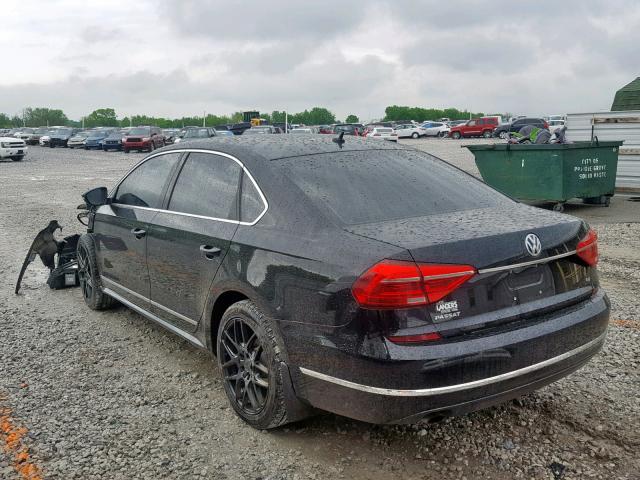 1VWAT7A39GC038734 - 2016 VOLKSWAGEN PASSAT S BLACK photo 3