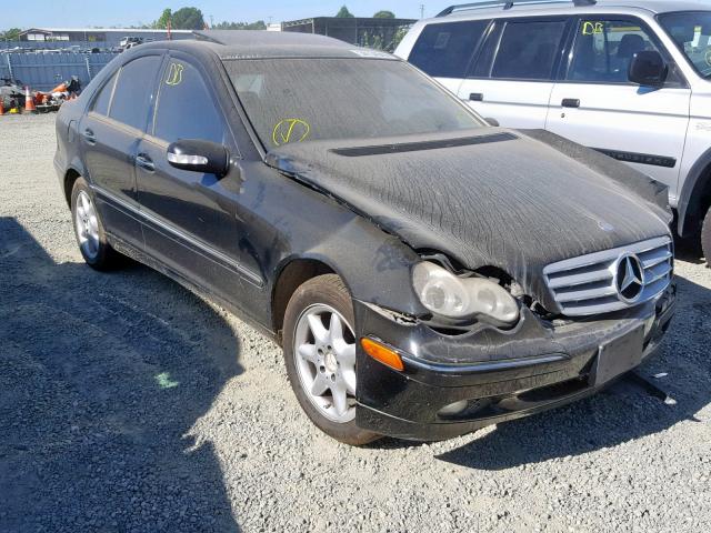 WDBRF61J31F108349 - 2001 MERCEDES-BENZ C 240 BLACK photo 1