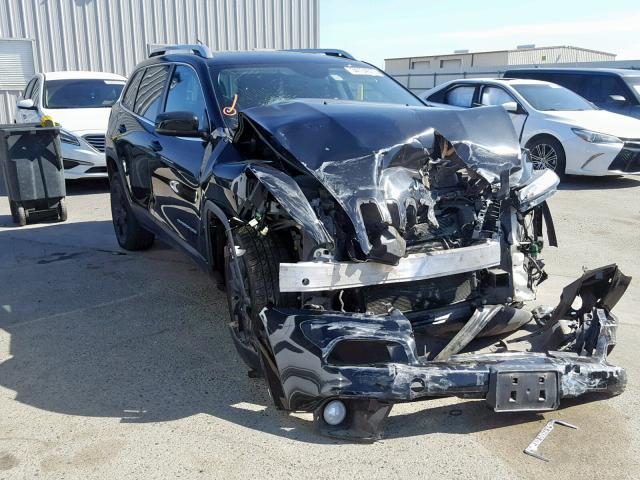 1C4PJLDB5EW258589 - 2014 JEEP CHEROKEE L BLACK photo 1