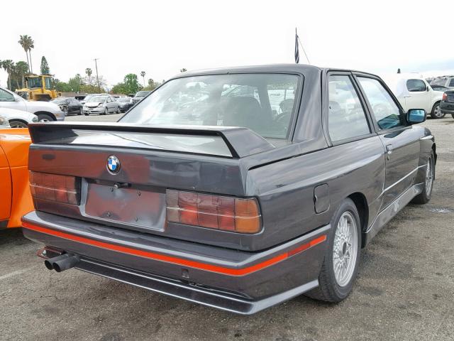 WBSAK0309J2197288 - 1988 BMW M3 BLACK photo 4