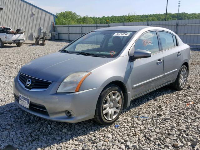 3N1AB6AP8AL650859 - 2010 NISSAN SENTRA 2.0 SILVER photo 2