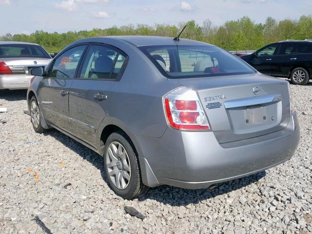 3N1AB6AP8AL650859 - 2010 NISSAN SENTRA 2.0 SILVER photo 3