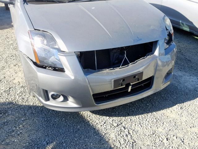 3N1CB61E48L606990 - 2008 NISSAN SENTRA SE- GRAY photo 9