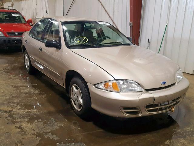 1G1JC524417401187 - 2001 CHEVROLET CAVALIER B GOLD photo 1