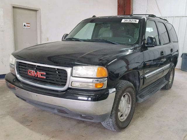 1GKEC13ZX4J115805 - 2004 GMC YUKON BLACK photo 2