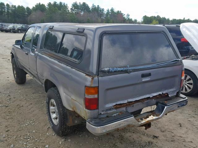 JT4VN13D1P5110046 - 1993 TOYOTA PICKUP 1/2 GRAY photo 3