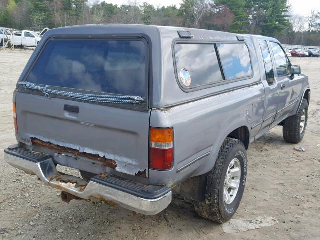 JT4VN13D1P5110046 - 1993 TOYOTA PICKUP 1/2 GRAY photo 4