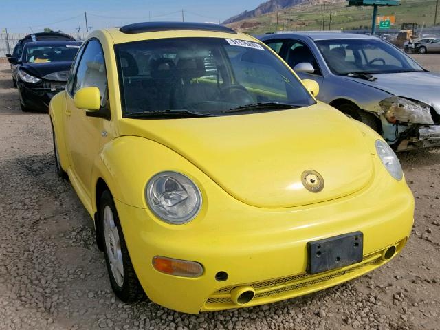 3VWCS21C91M411579 - 2001 VOLKSWAGEN NEW BEETLE ყვითელი ფოტო 1