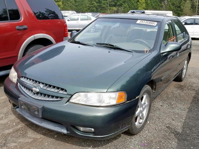 1N4DL01D2YC219259 - 2000 NISSAN ALTIMA XE GREEN photo 2