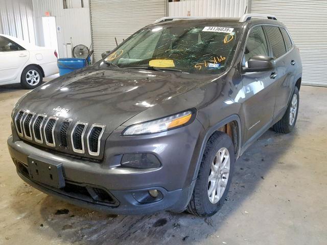 1C4PJMCSXFW565166 - 2015 JEEP CHEROKEE L CHARCOAL photo 2