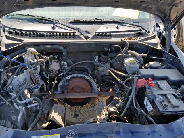 1B7HL48N72S583174 - 2002 DODGE DAKOTA QUA BLUE photo 7