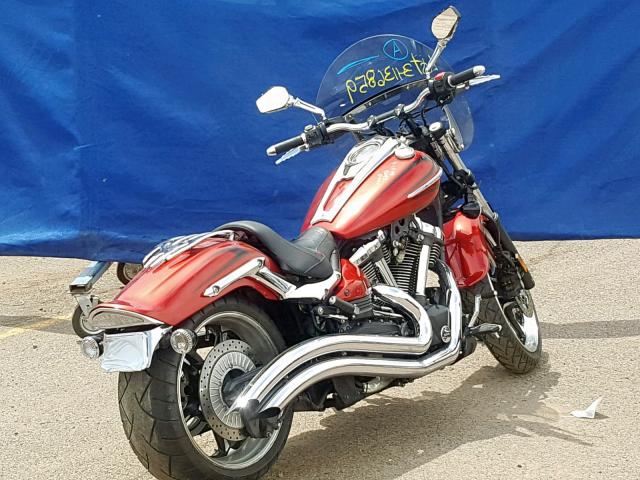 JYAVP27EX8A001902 - 2008 YAMAHA XV1900 CU RED photo 4