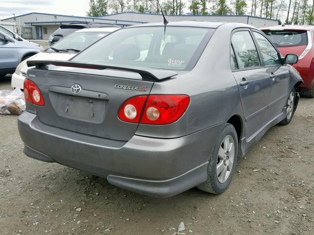 1NXBR30E06Z694665 - 2006 TOYOTA COROLLA CE GRAY photo 4