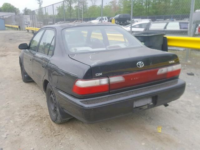 2T1BB02E4VC194105 - 1997 TOYOTA COROLLA DX BLACK photo 3