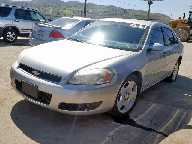 2G1WD58C469234997 - 2006 CHEVROLET IMPALA SUP ვერცხლისფერი ფოტო 2