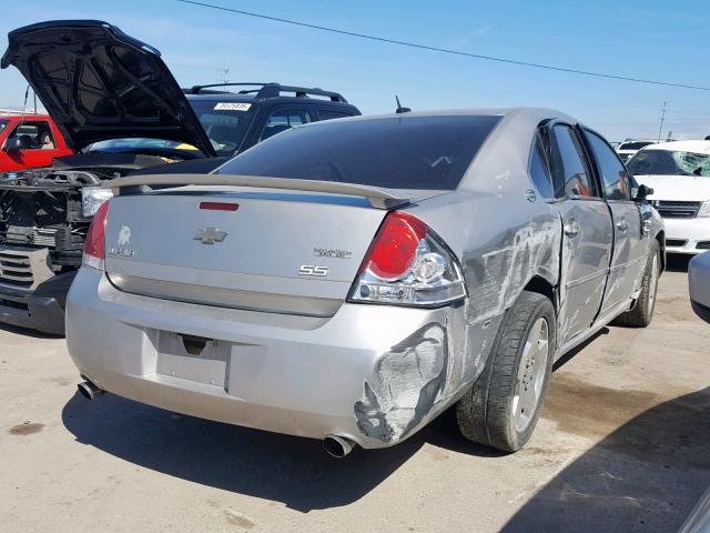 2G1WD58C469234997 - 2006 CHEVROLET IMPALA SUP ვერცხლისფერი ფოტო 4