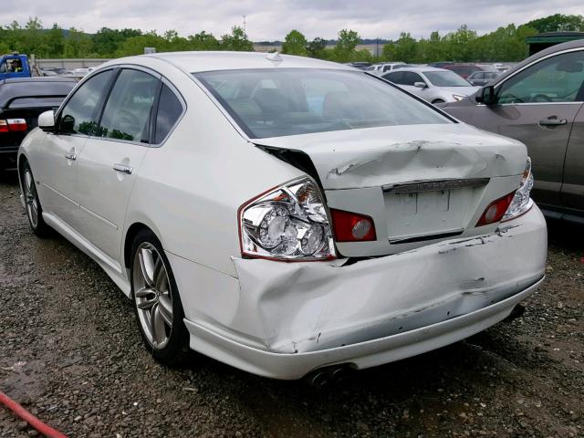 JNKAY01E76M110485 - 2006 INFINITI M35 BASE WHITE photo 3