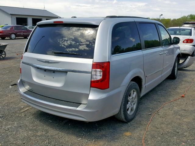 2C4RC1BG4CR344780 - 2012 CHRYSLER TOWN & COU SILVER photo 4