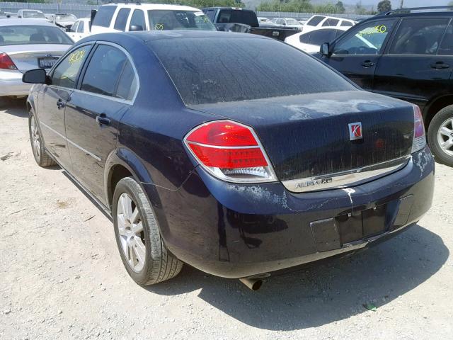 1G8ZS57N97F133390 - 2007 SATURN AURA XE BLUE photo 3