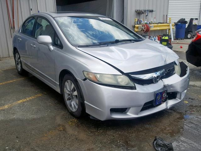 2HGFA1F9XAH508929 - 2010 HONDA CIVIC EXL SILVER photo 1